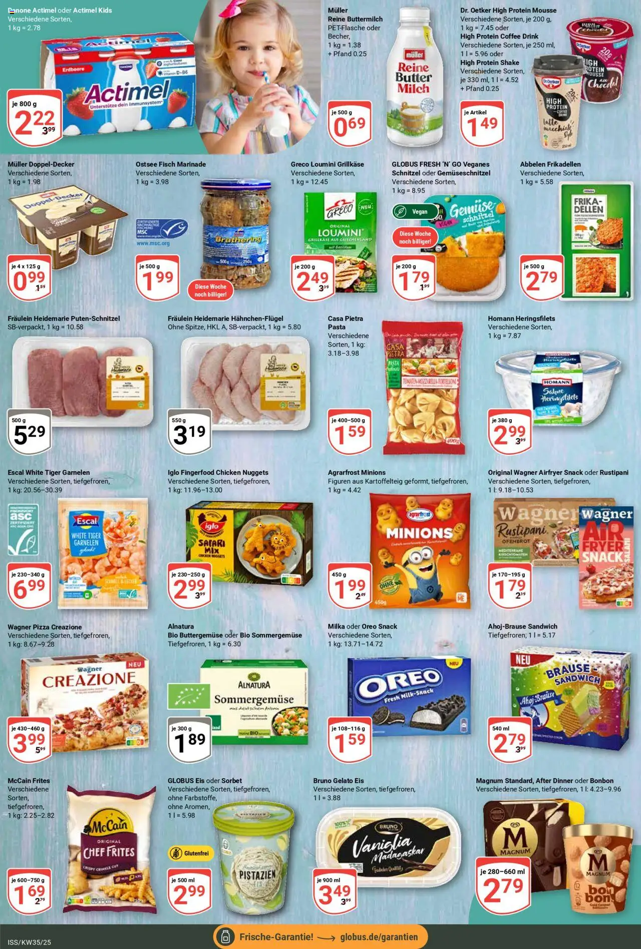 Globus Prospekt 	 - gültig ab dem 25.08.2025 | Seite: 8 | Produkte: Garnelen, Pistazien, Gemüse, Tiger garnelen