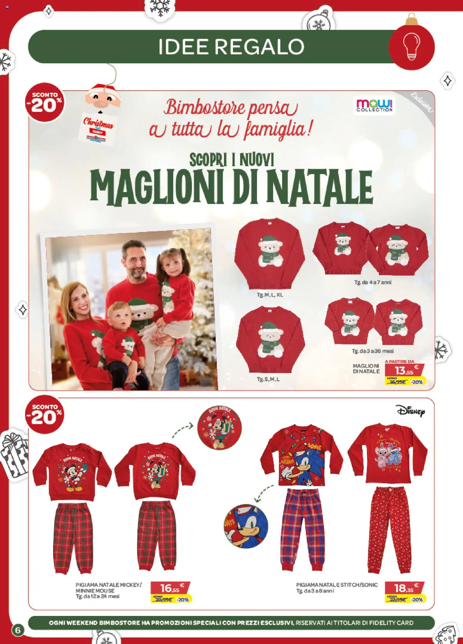 Volantino Bimbo store del 04.12.2025 | Pagina: 6 | Prodotti: Pigiama, Mouse