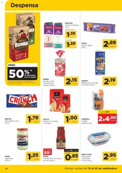 Alimerka folleto Asturias │ válido desde el 15.09.2025 | Página: 10 | Productos: Chocolate, Cereales, Οθόνη προβολής, Συσκευή ροής