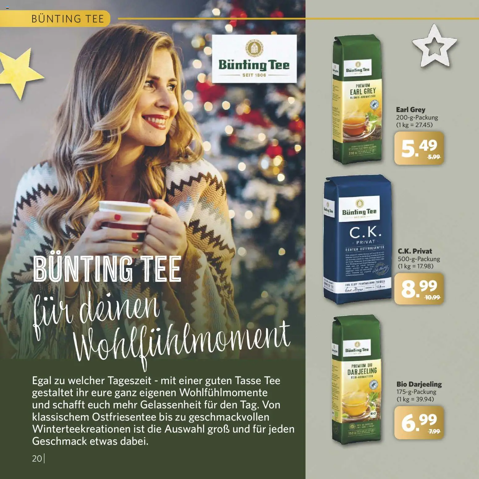 Combi - Festliche Momente – gültig ab 24.11.2025 | Seite: 20 | Produkte: Tee