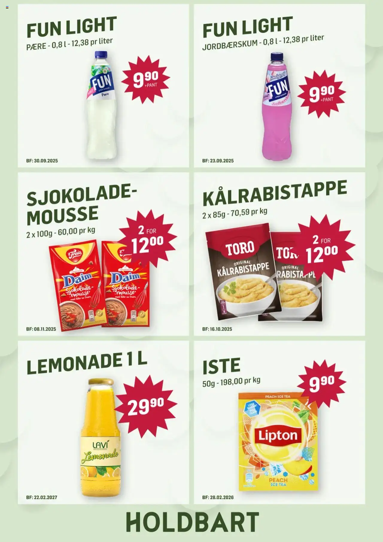 {H1} | Side: 5 | Produkter: Sjokolade, Sukker, Суміш дитяча, Iste