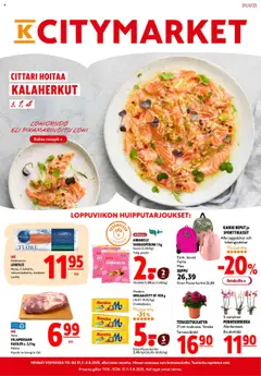 Katso K-Citymarket tarjoukset voimassa alkaen 31.07.2025