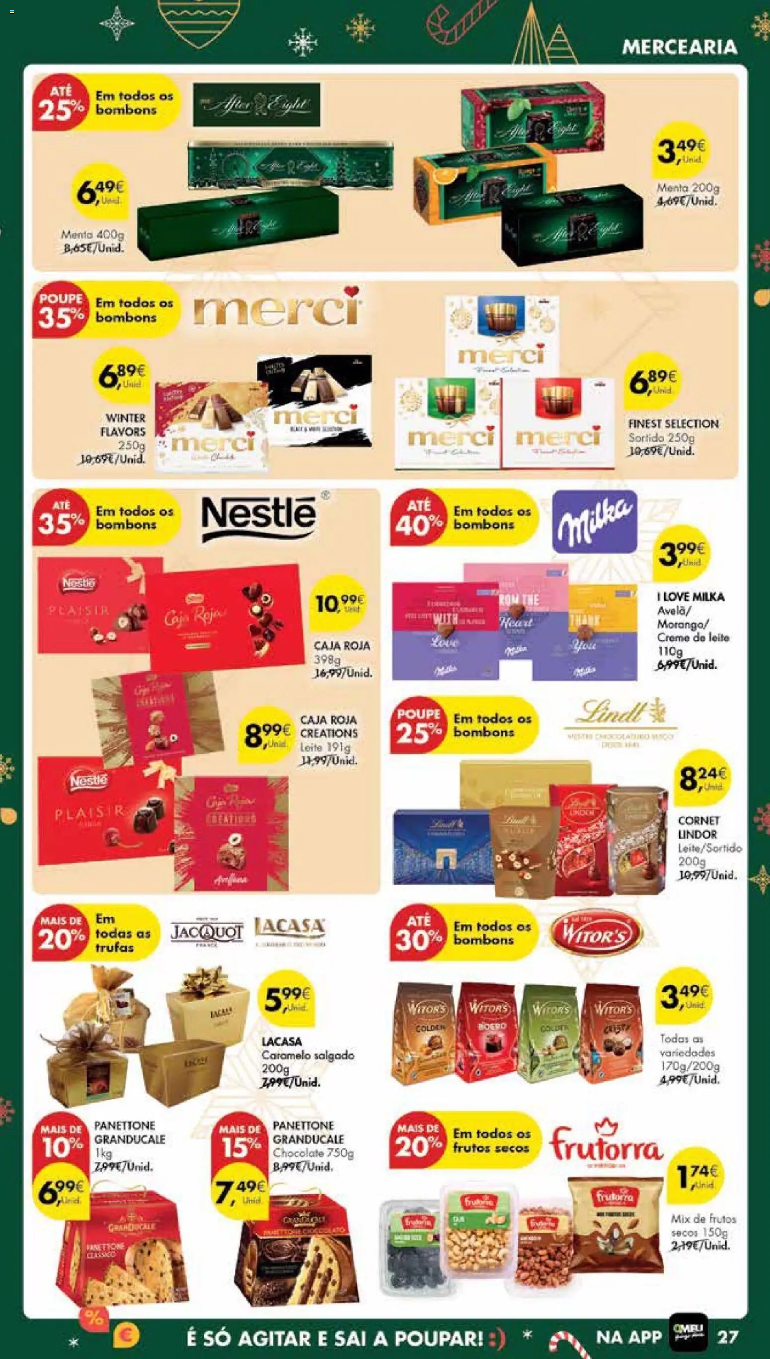 Pingo Doce Poupe Esta Semana Madeira │ válido de 09.12.2025 | Página: 27 | Produtos: Chocolates, Leite, Nestlé, Chocolate