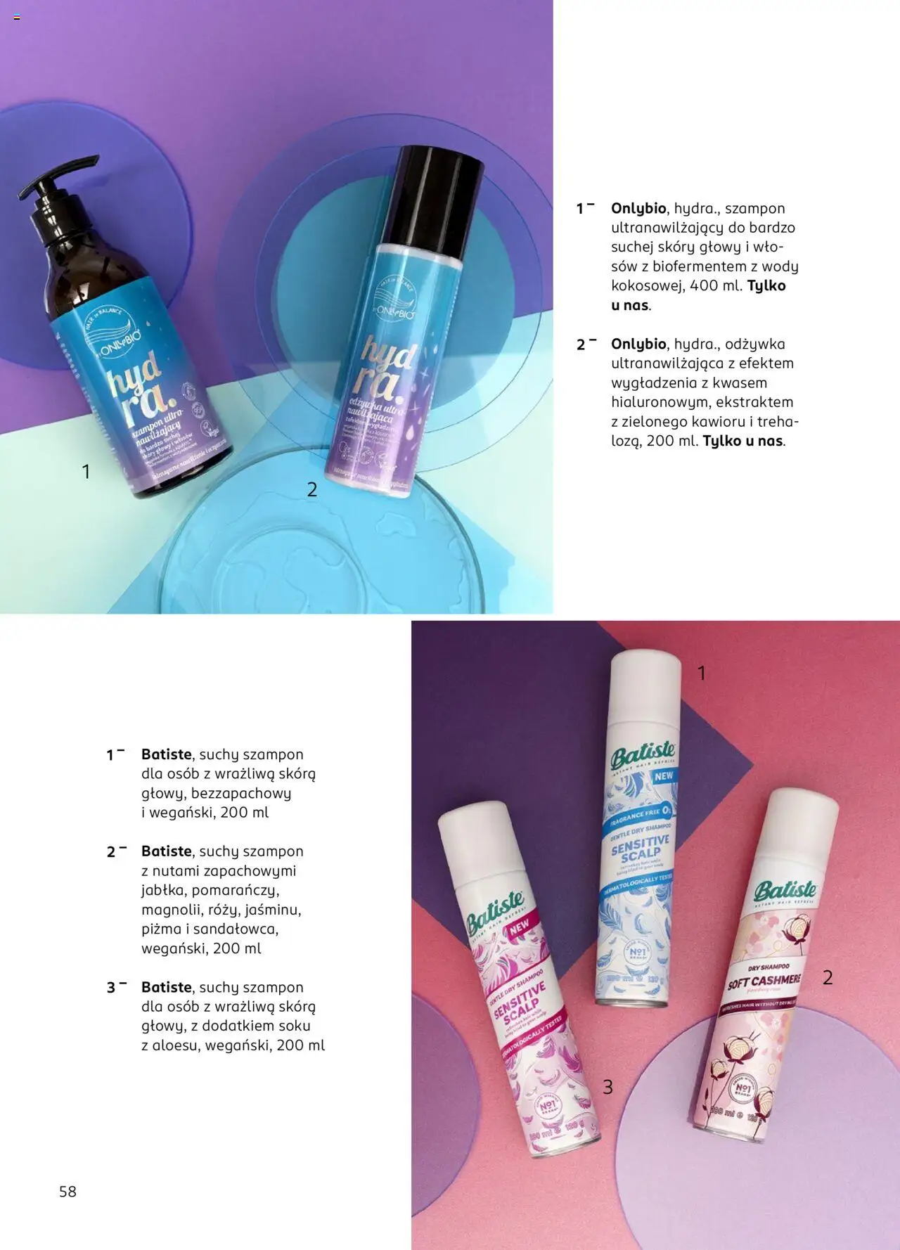 Rossmann Gazetka - Magazyn Moja Drogeria od 10.10.2025 | Strona: 60 | Produkty: Szampon, Odżywka, Suchy szampon