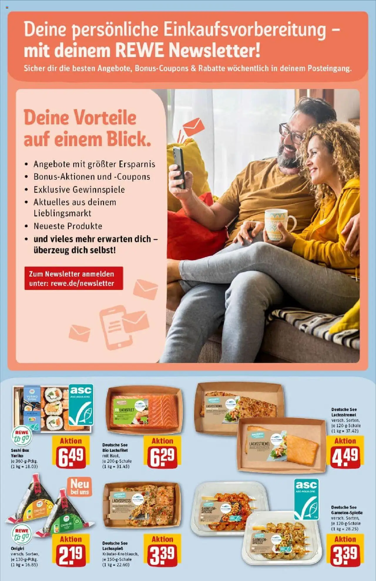 Rewe prospekt Bad Zwischenahn	 - gültig ab dem 20.07.2025 | Seite: 12 | Produkte: Box, Spieße, Garnelen