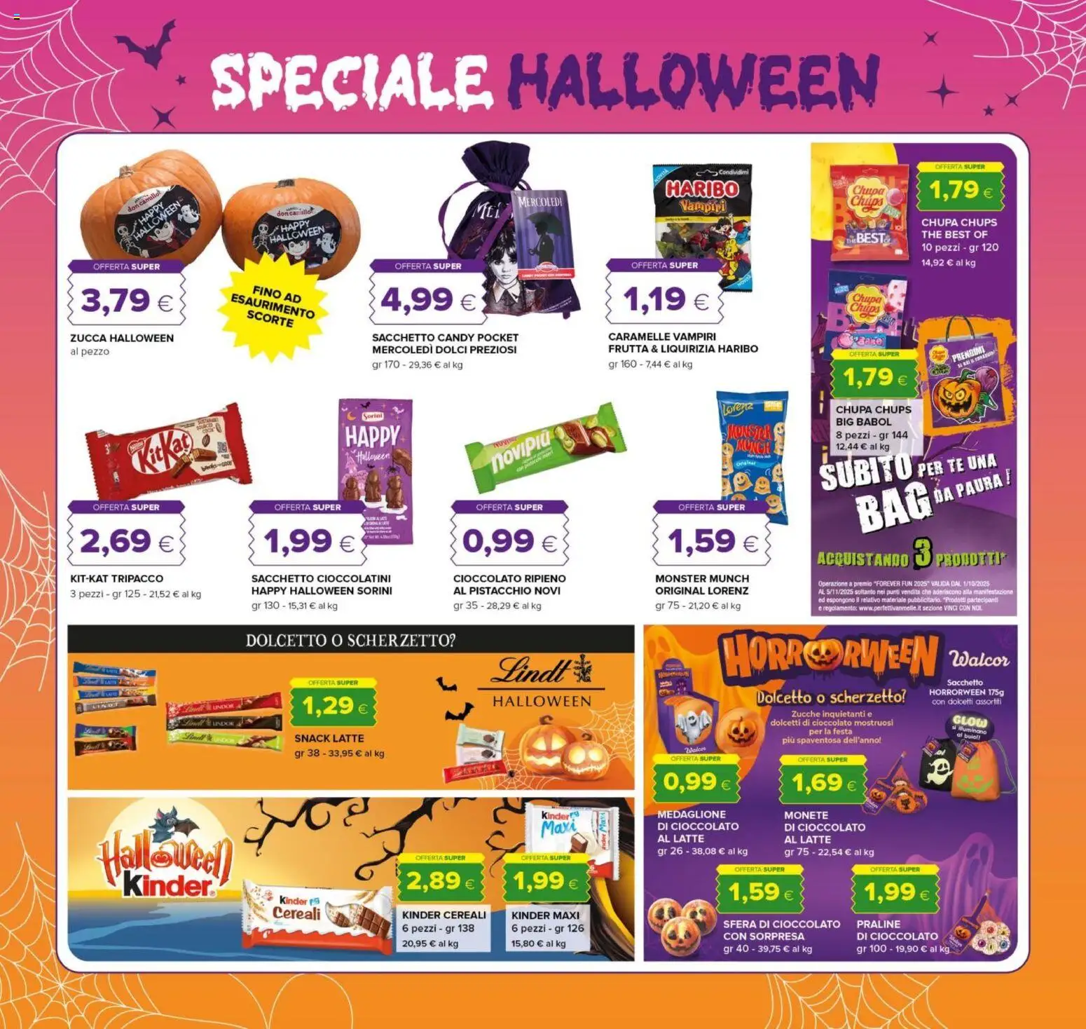 Volantino Tigre del 23.10.2025 | Pagina: 14 | Prodotti: Caramelle, Frutta, Latte, Cioccolatini