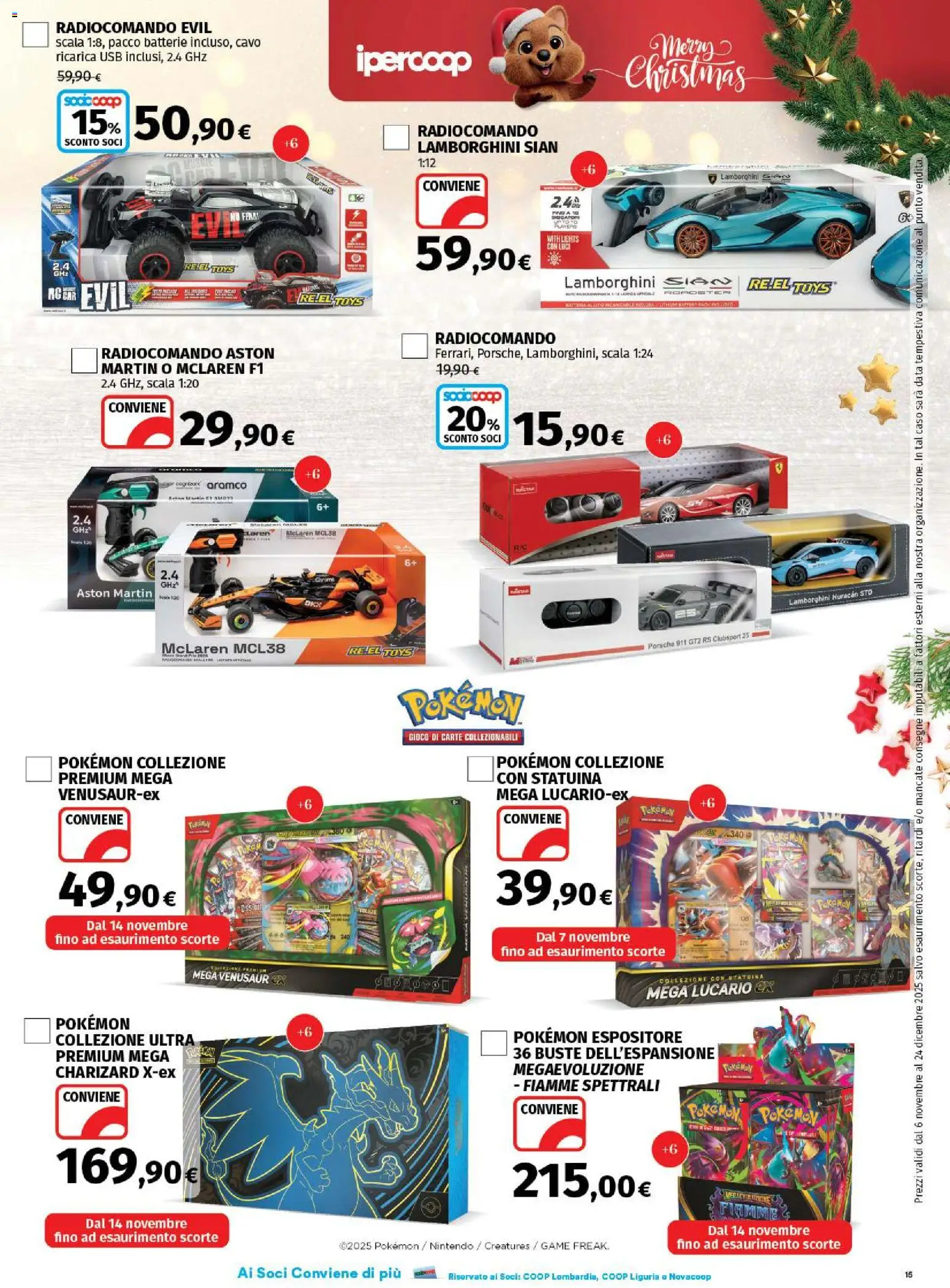 Volantino Ipercoop del 06.11.2025 | Pagina: 15 | Prodotti: Data, Cavo, Gioco, USB