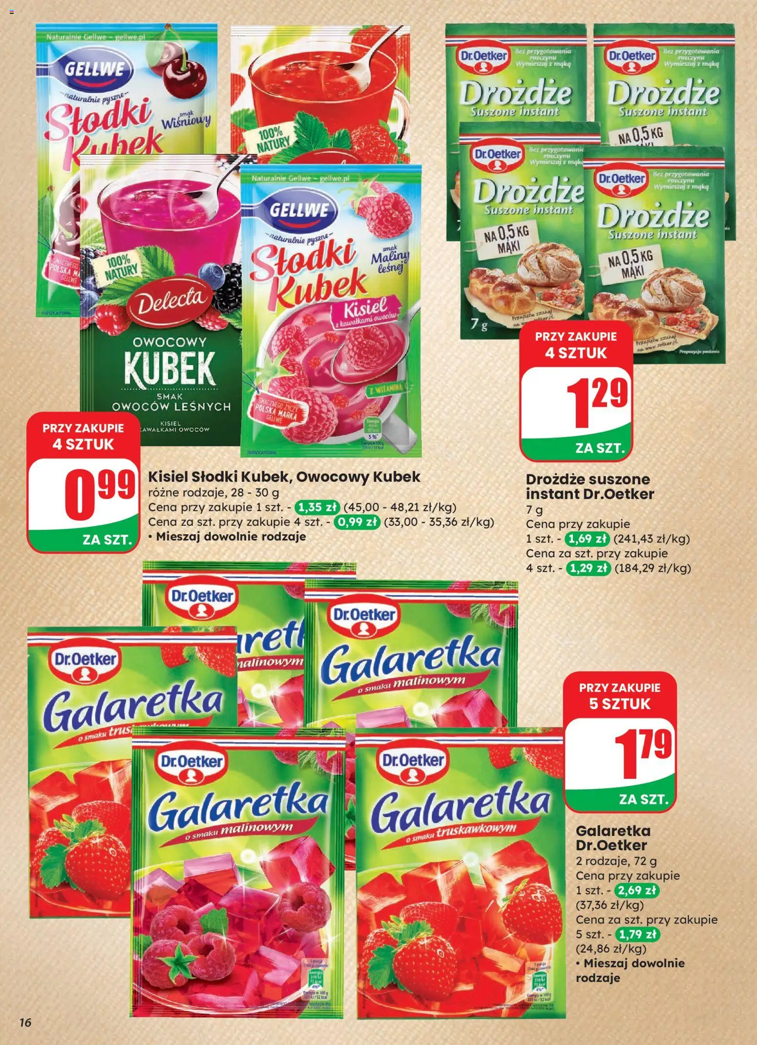 Dino Gazetka od 12.11.2025 | Strona: 16 | Produkty: Galaretka