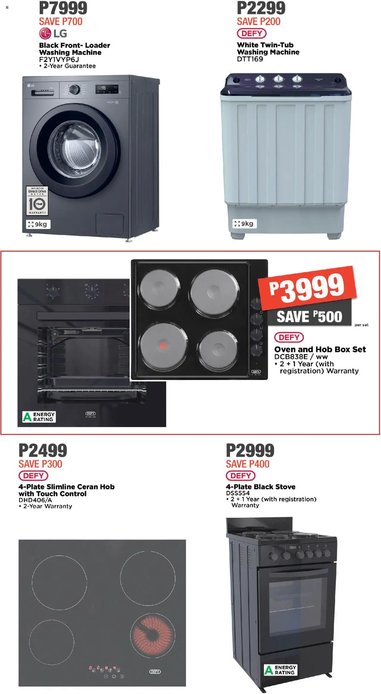 New House and Home catalogue – valid from 06.10.2025 | Page: 3 | Products: Washing machine, Oven, Hob, Stove