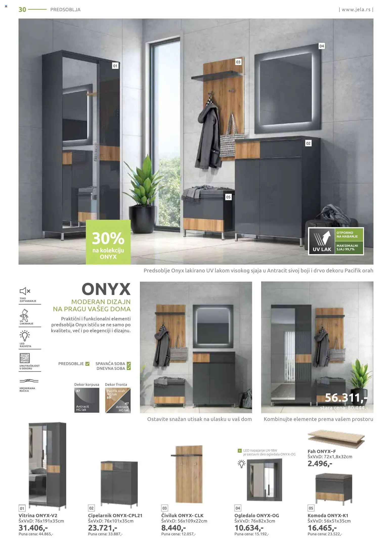 Jela katalog - važi od 06.04.2026 | Strana: 30 | Proizvode: Komoda, Ogledalo, Orah, Civiluk
