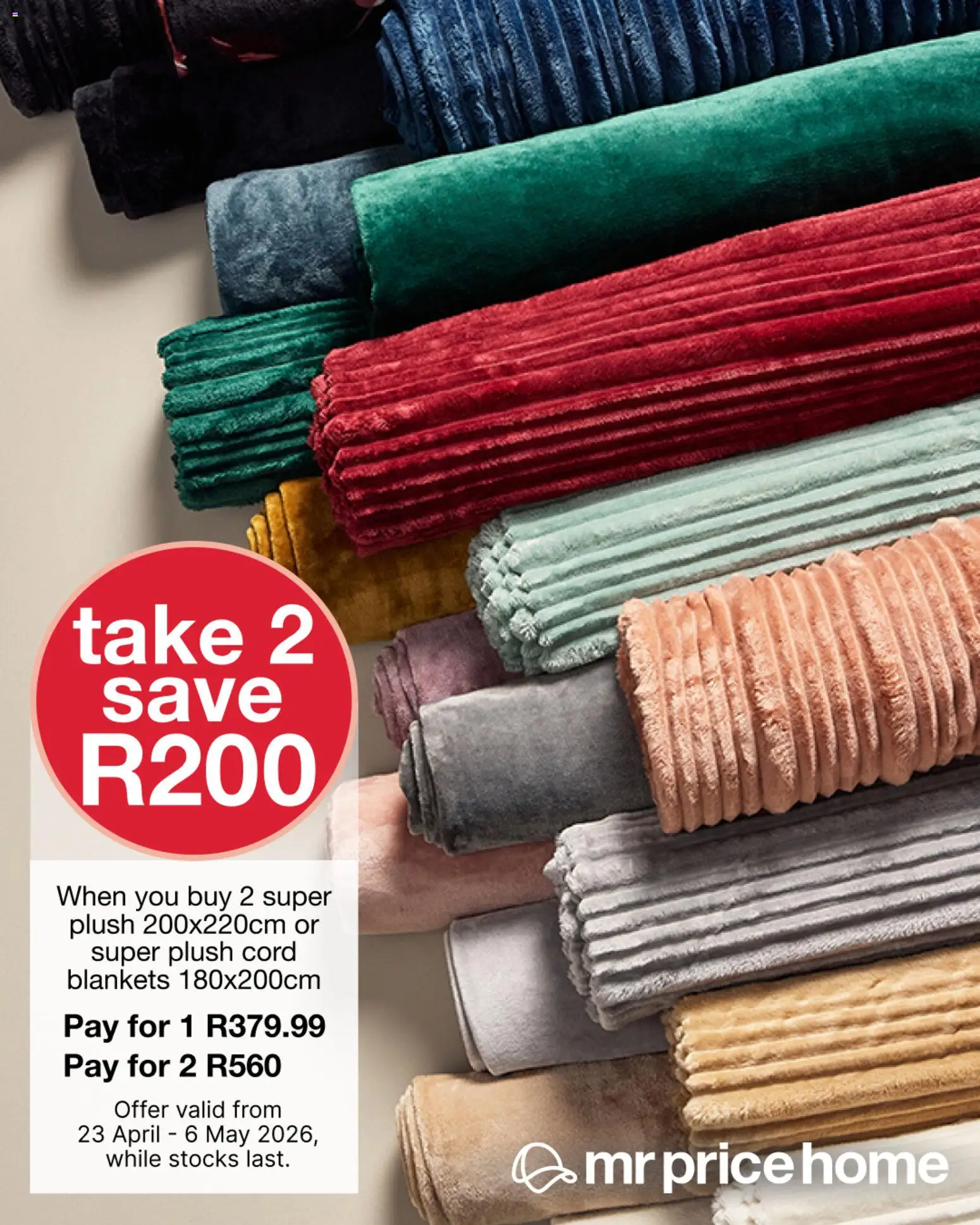 New MRP Home catalogue – valid from 23.04.2026 | Page: 3 | Products: Blankets