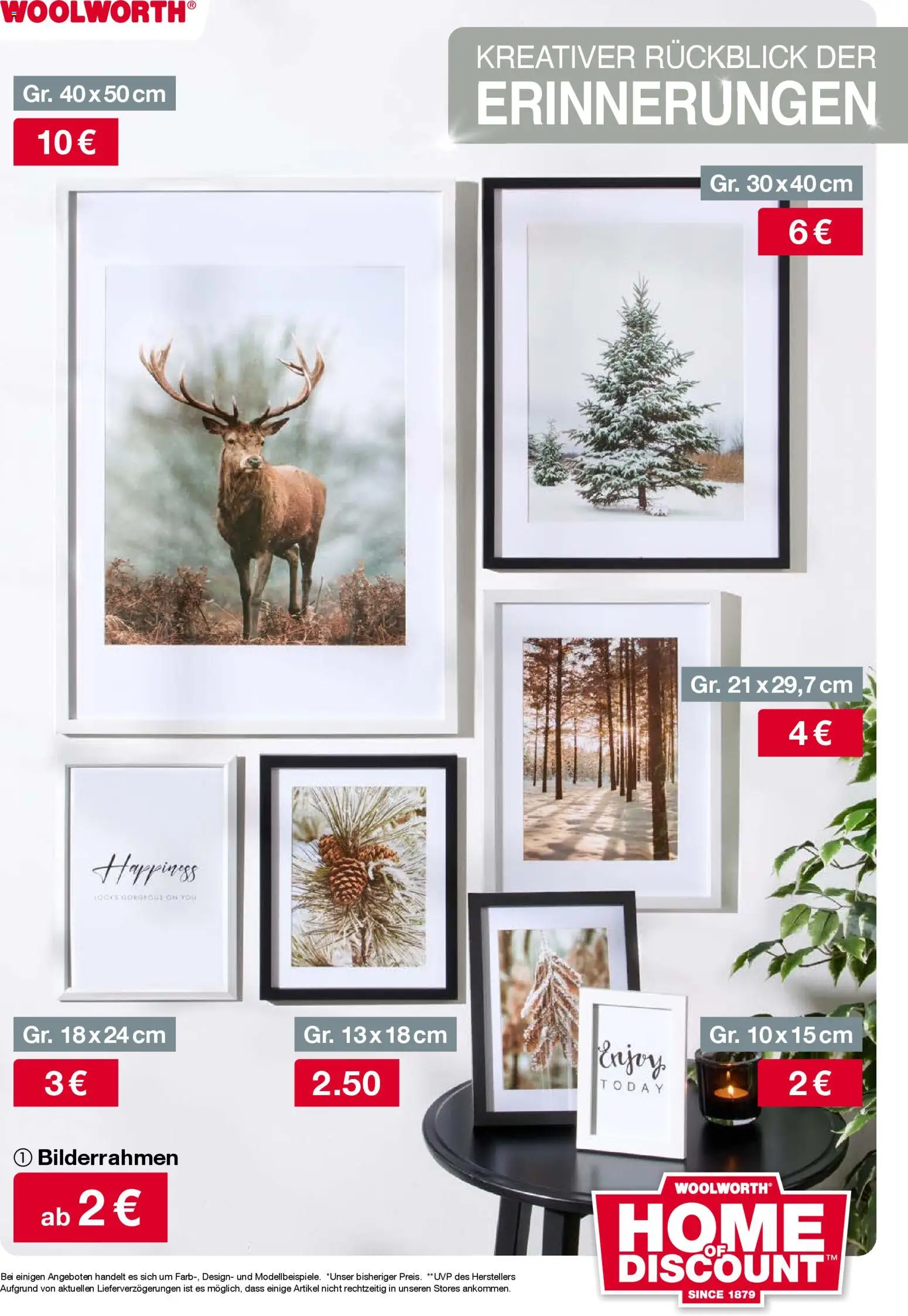 Woolworth Prospekt 	 – gültig ab 12.12.2025 | Seite: 11 | Produkte: Bilderrahmen