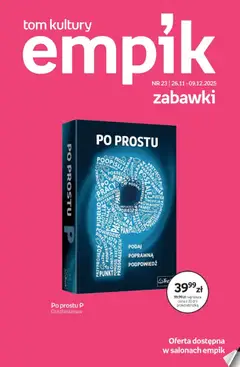 Pogląd oferty "Empik promocje - Tom kultury Zabawki" - ważna od 26.11.2025
