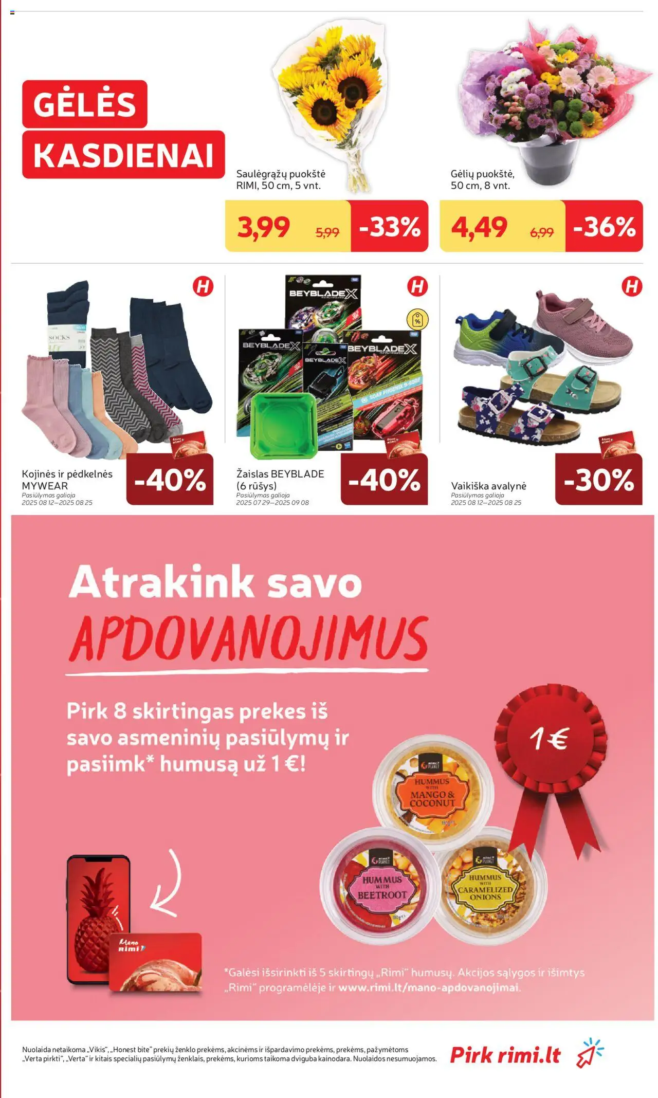 Rimi leidinys│galioja nuo 12.08.2025 | Puslapis: 37 | Prekių: Pėdkelnės, Kojinės