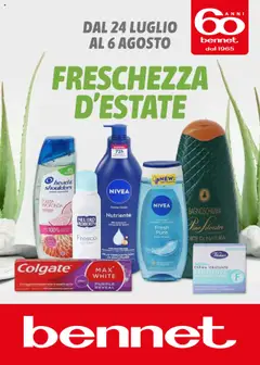 Anteprima del volantino bennet Freschezza D'Estate catalogo valido a partire dal 24.07.2025