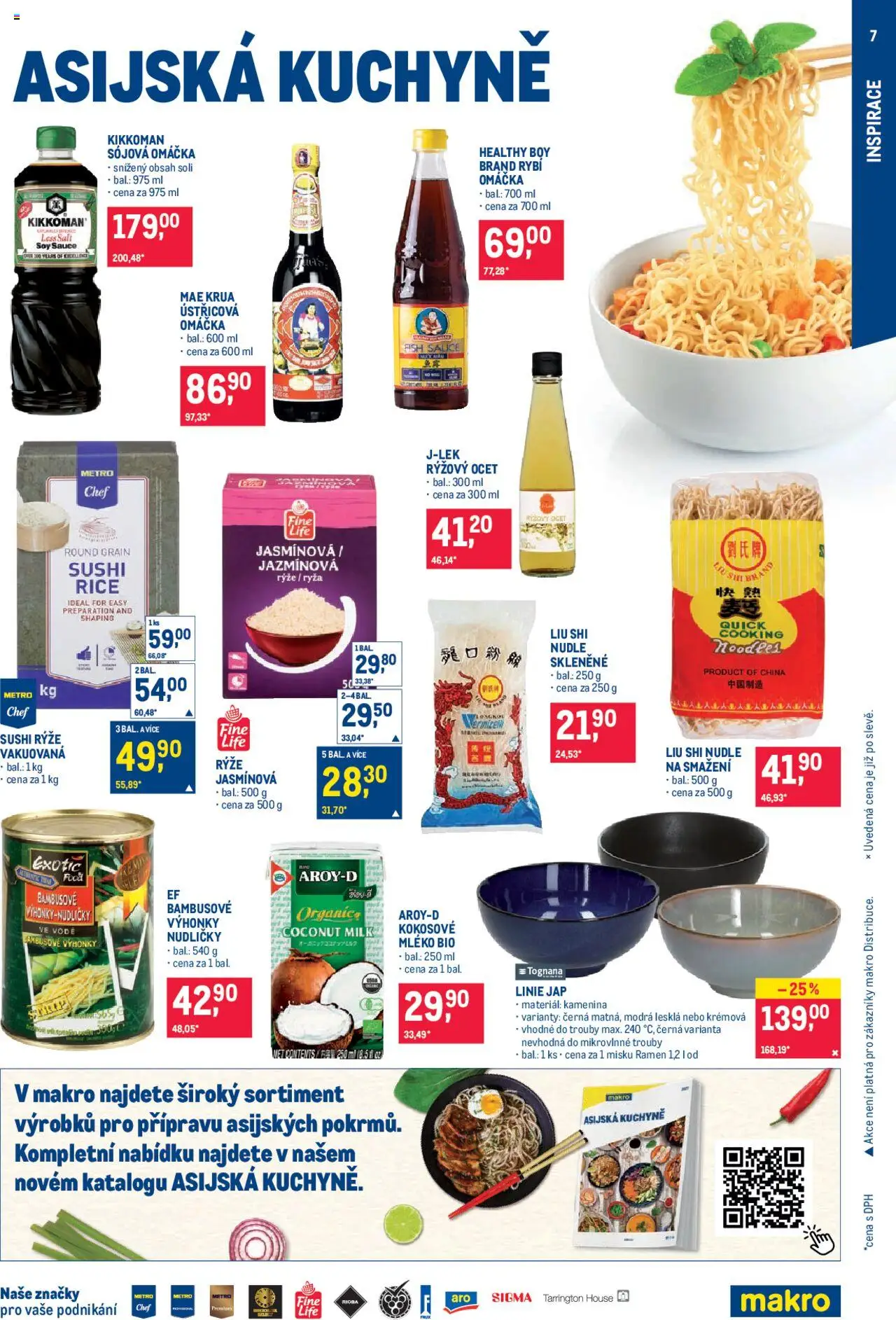 Makro leták - Pro milovníky jídla od 13.08.2025 | Strana: 7 | Produkty: Mléko, Ústřicová omáčka, Nudle, Kuchyně