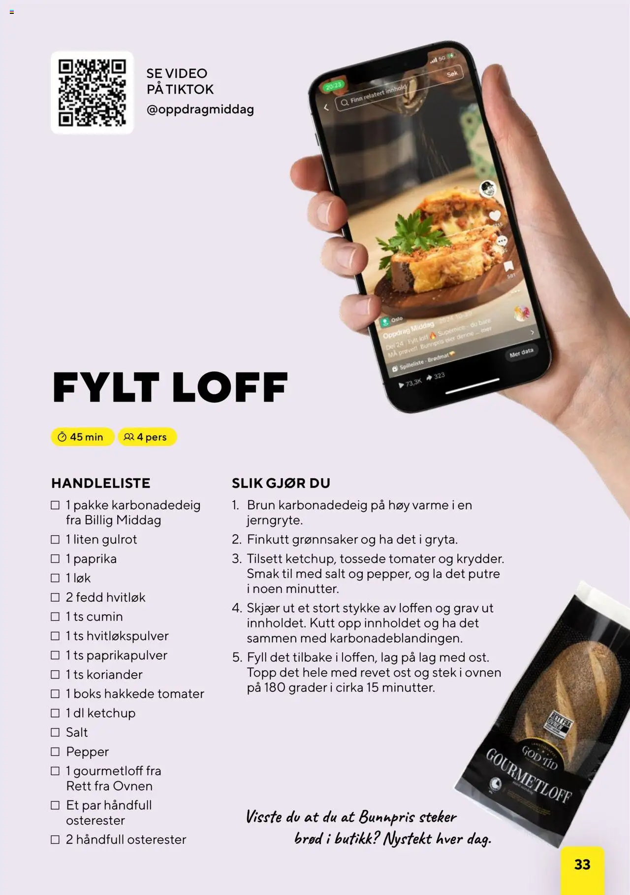 {H1} | Side: 33 | Produkter: Gulrot, Video, Контейнер, Суміш дитяча