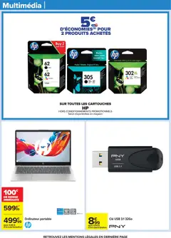 Carrefour - Prévisualisation de Carrefour catalogue semaine 45 valide à partir de 04.11.2025 | Page: 71 | Produits: USB, Ordinateur portable, Portable, clé USB