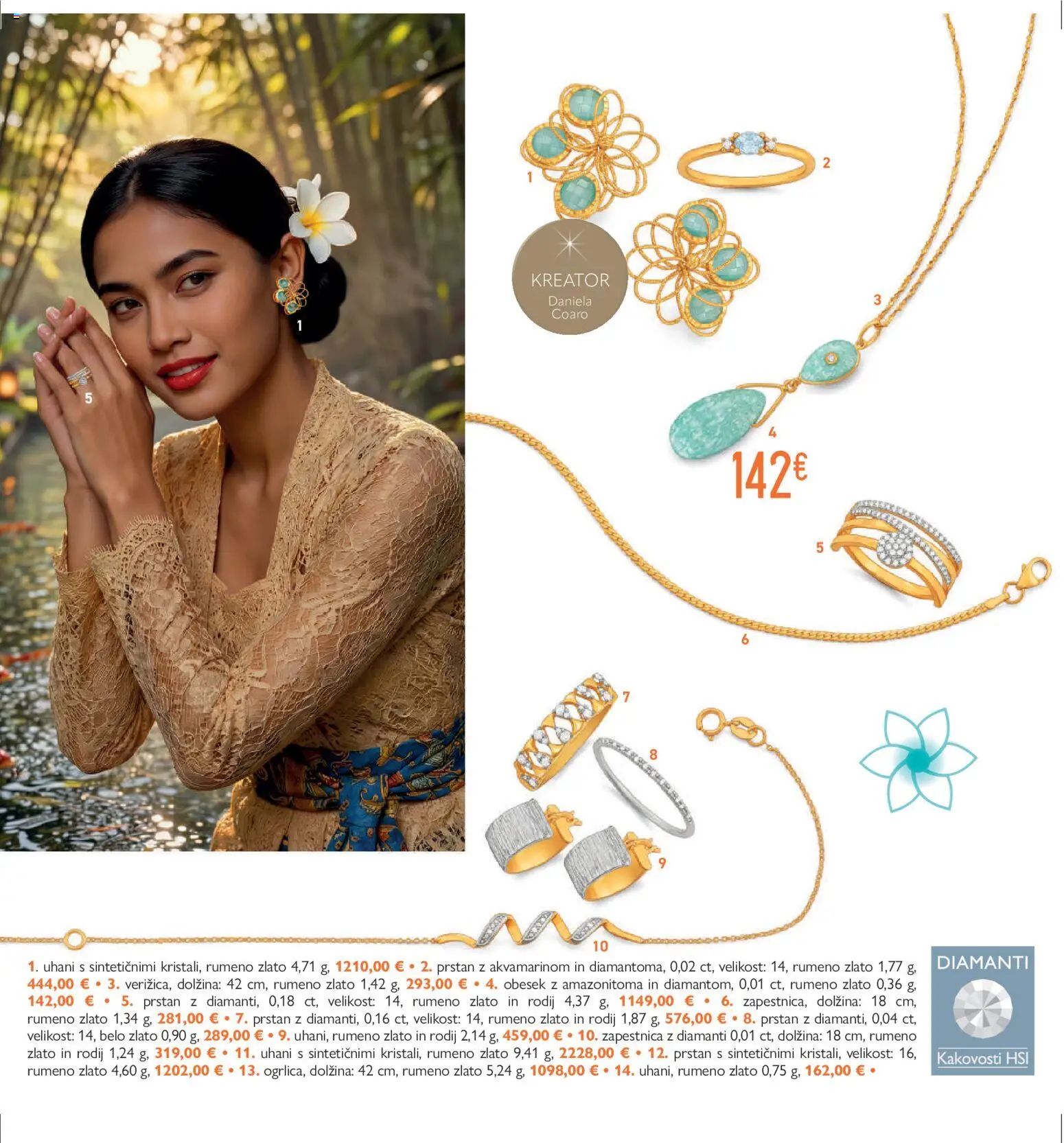 Novi E.leclerc katalog ponudbe – veljaven od 07.04.2026 | Stran: 4 | Izdelki: Zapestnica, Prstan, Uhani