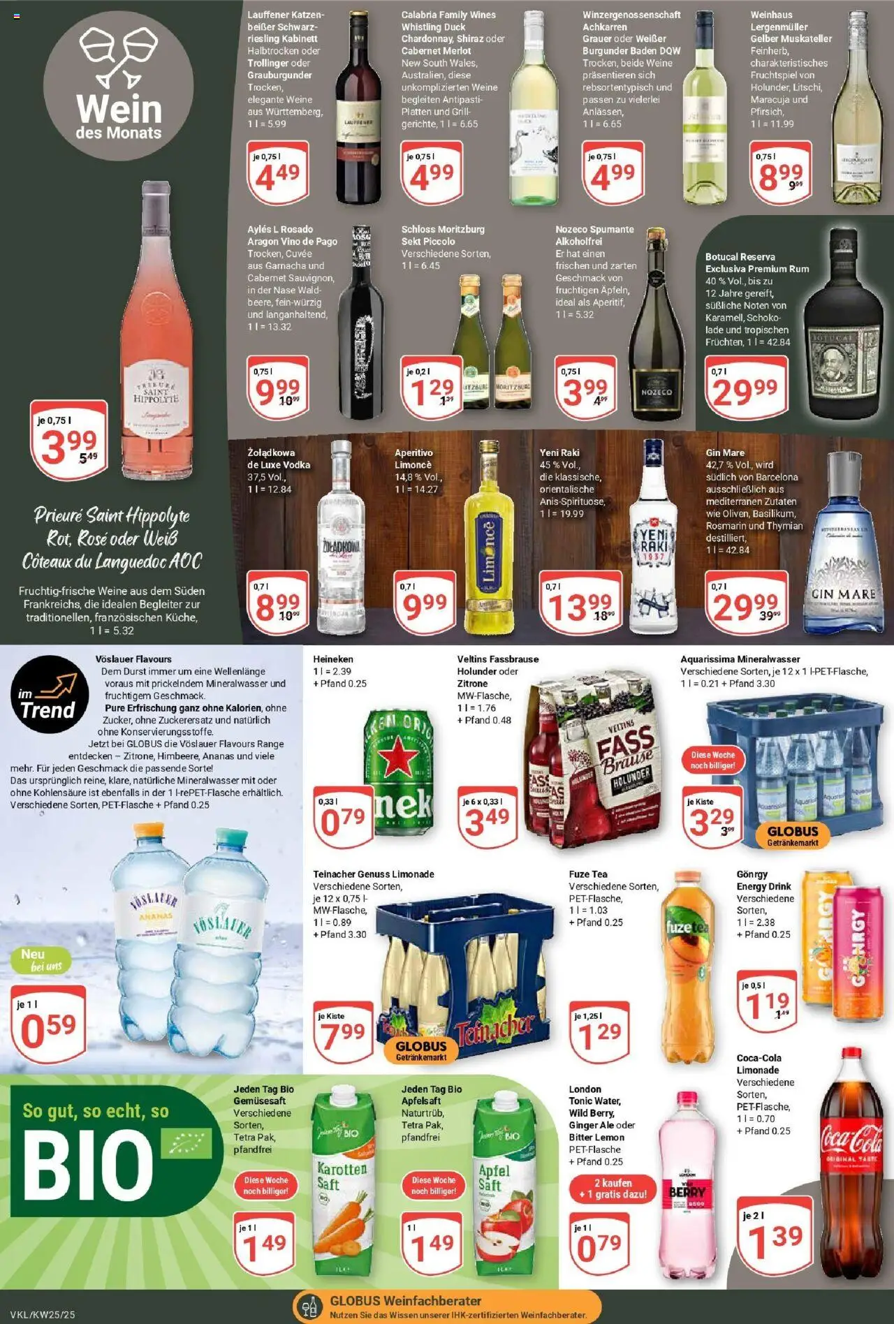 Globus prospekt Völklingen	 - gültig ab dem 15.06.2025 | Seite: 17 | Produkte: Fuze tea, Rum, Limonade, Zitrone