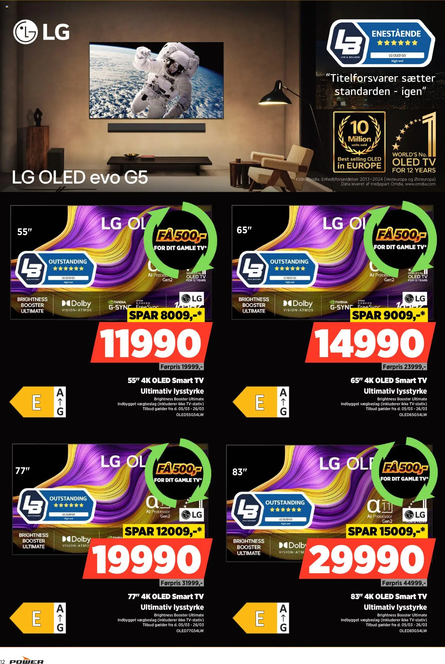 Power tilbudsavis – gyldig fra 03.04.2026 | Side: 12 | Produkter: Processor, Øl, Smart TV, Lyd