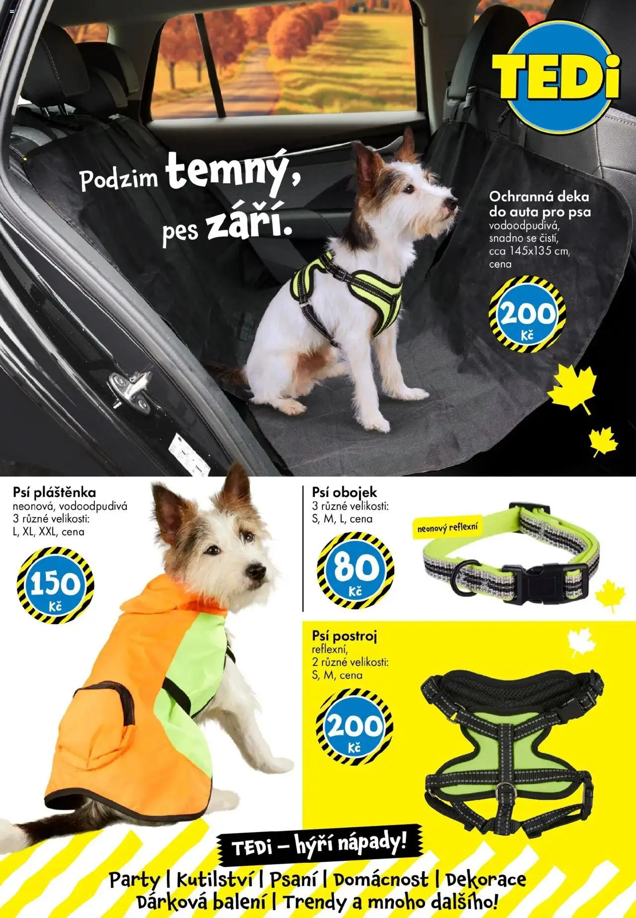 TEDi leták od 10.10.2025 | Strana: 26 | Produkty: Deka, Pláštěnka, Pes, Dekorace