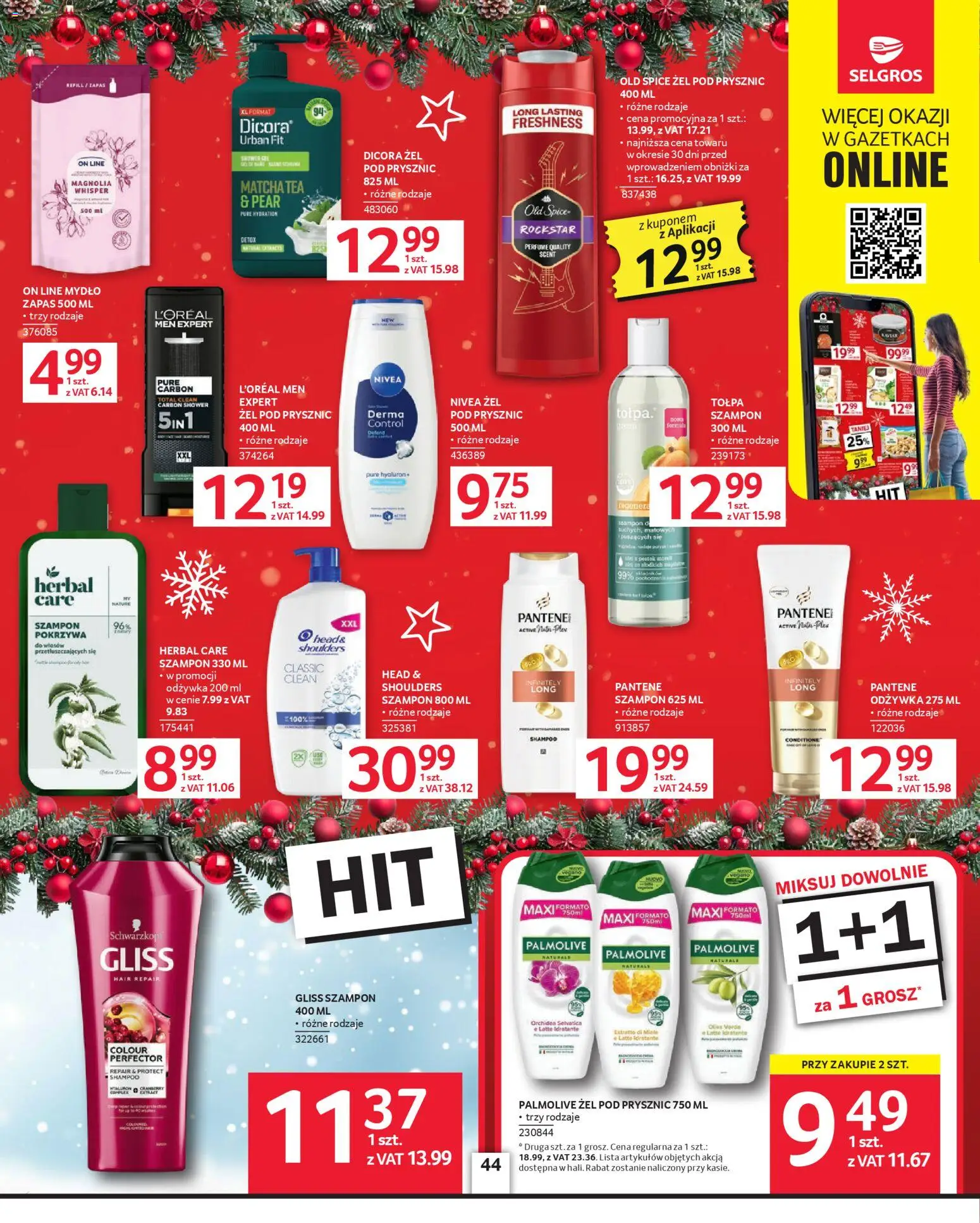 Selgros cash&carry Gazetka od 04.12.2025 | Strona: 35 | Produkty: Szampon, Odżywka, Mydło, Żel pod prysznic