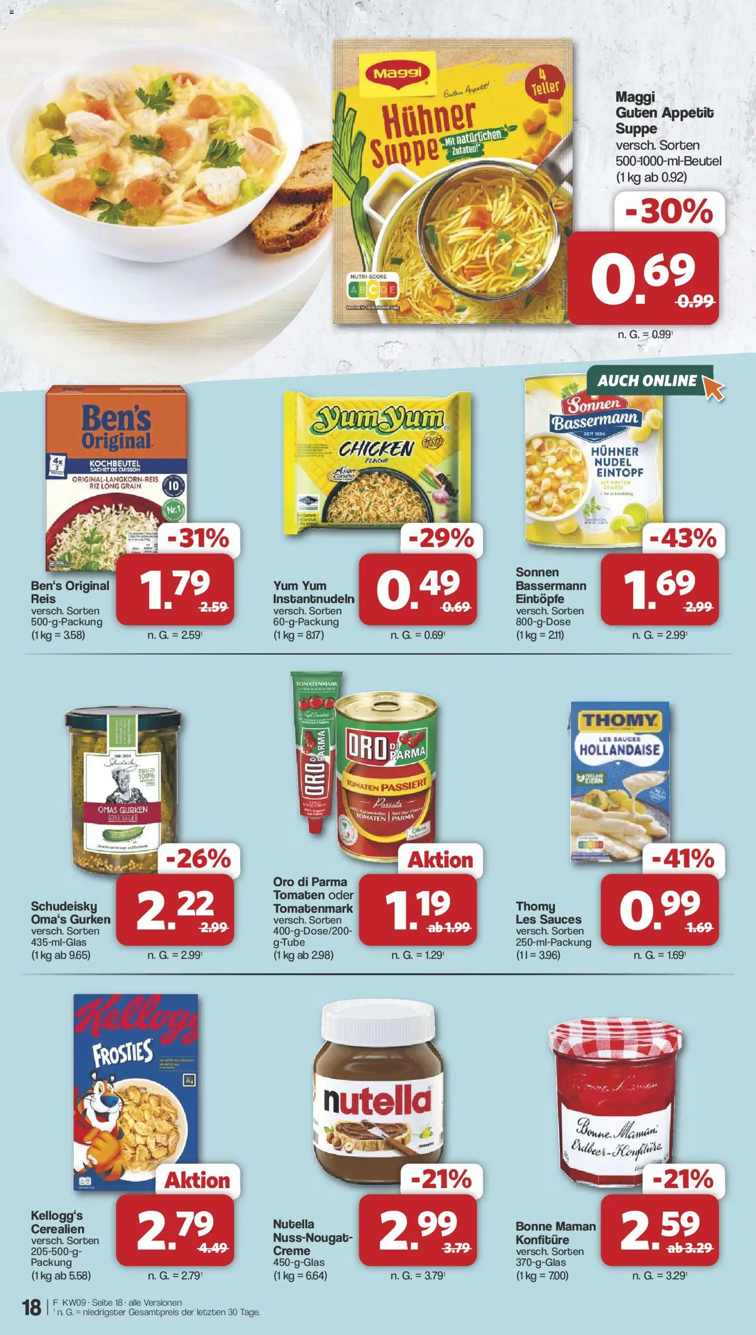 Famila Nordwest Prospekt 	 – gültig ab 23.02.2026 | Seite: 18 | Produkte: Creme, Tee, Gurken, Bonne maman