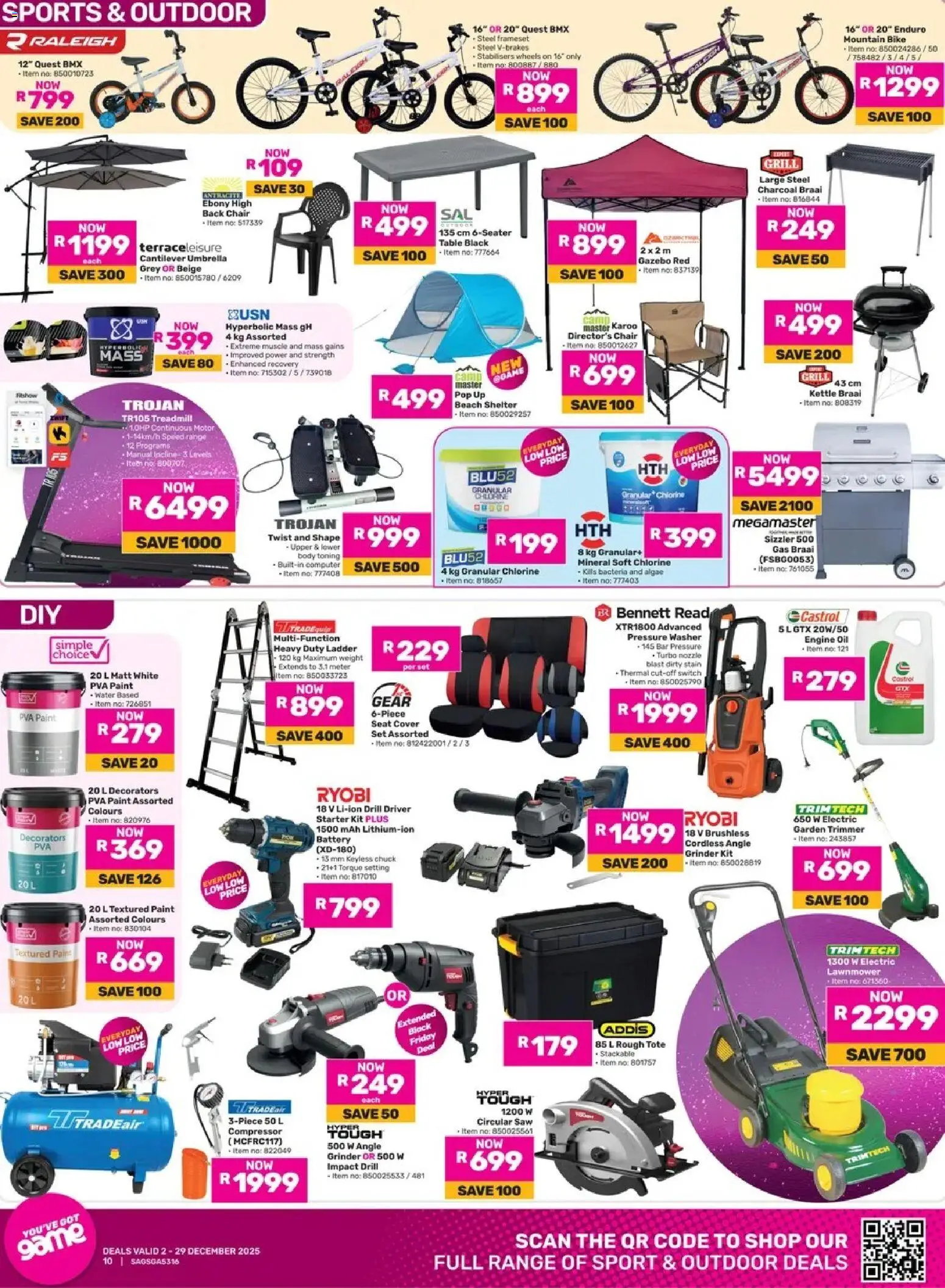 Game - Catalogue valid from 02.12.2025 | Page: 10 | Products: Chair, Computer, Game, Oil