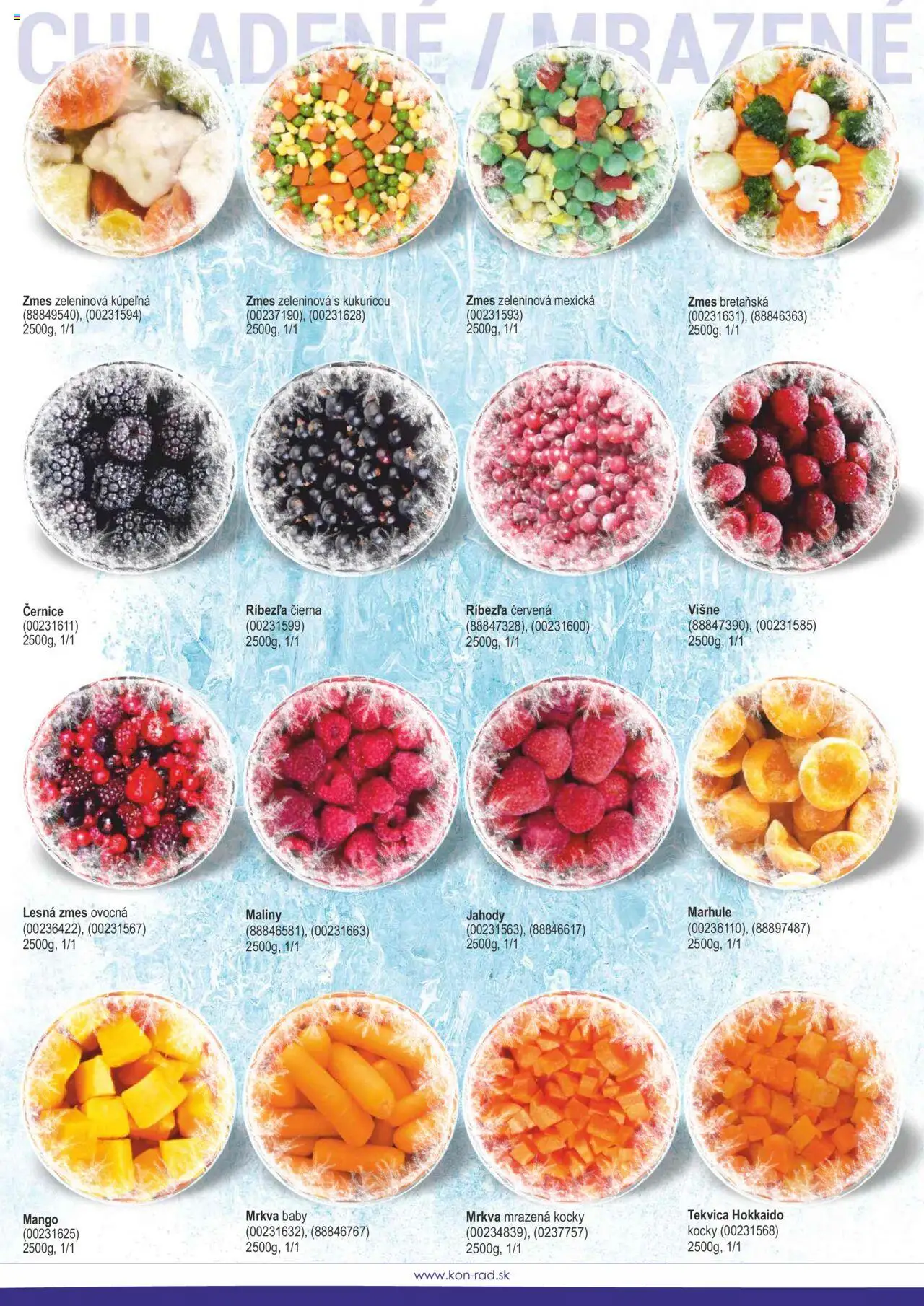 Nové KON - RAD akcie – leták je platný od 01.05.2025 | Strana: 54 | Produkty: Kúpelňa, Mrkva, Mango, Višne