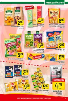 Piotruś Pan Gazetka od 17.07.2025 | Strona: 25 | Produkty: Chipsy, Chrupki, Karma dla kota, Karma dla psa