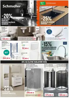 Pevex katalog | vrijedi od 28.08.2025 | Stranica: 7 | Proizvodi: Umivaonik, Tuš, Vodokotlić, Wc školjka