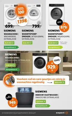 Expert folder - Voorbeeld van een folder van Expert, geldig van 09.03.2026 | Pagina: 5 | Producten: Wasmachine, Droger, Vaatwasser