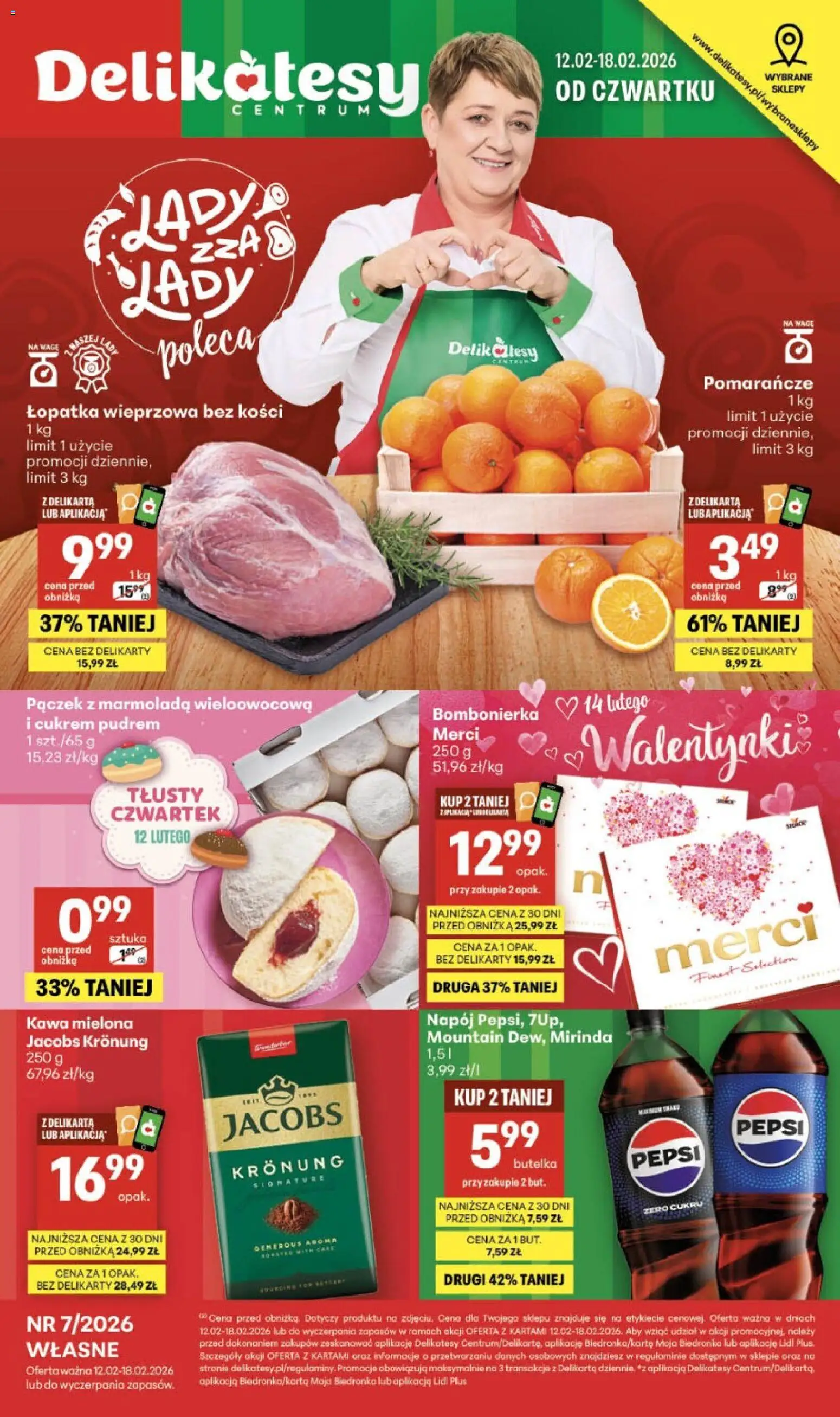 Delikatesy Centrum Gazetka - Sklepy Własne od 12.02.2026 | Strona: 1