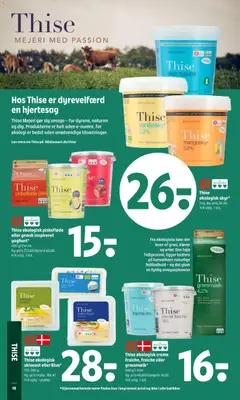 Thise creme fraiche 18%, Økologisk creme fraiche gyldig fra 12.02.2026 | Side: 12