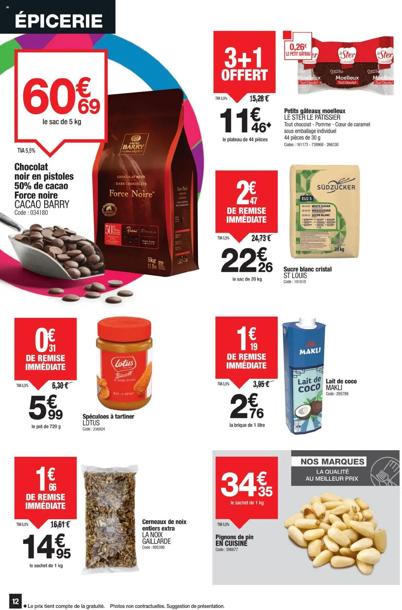  | Page: 12 | Produits: Sucre, Sac, Spéculoos, Noix