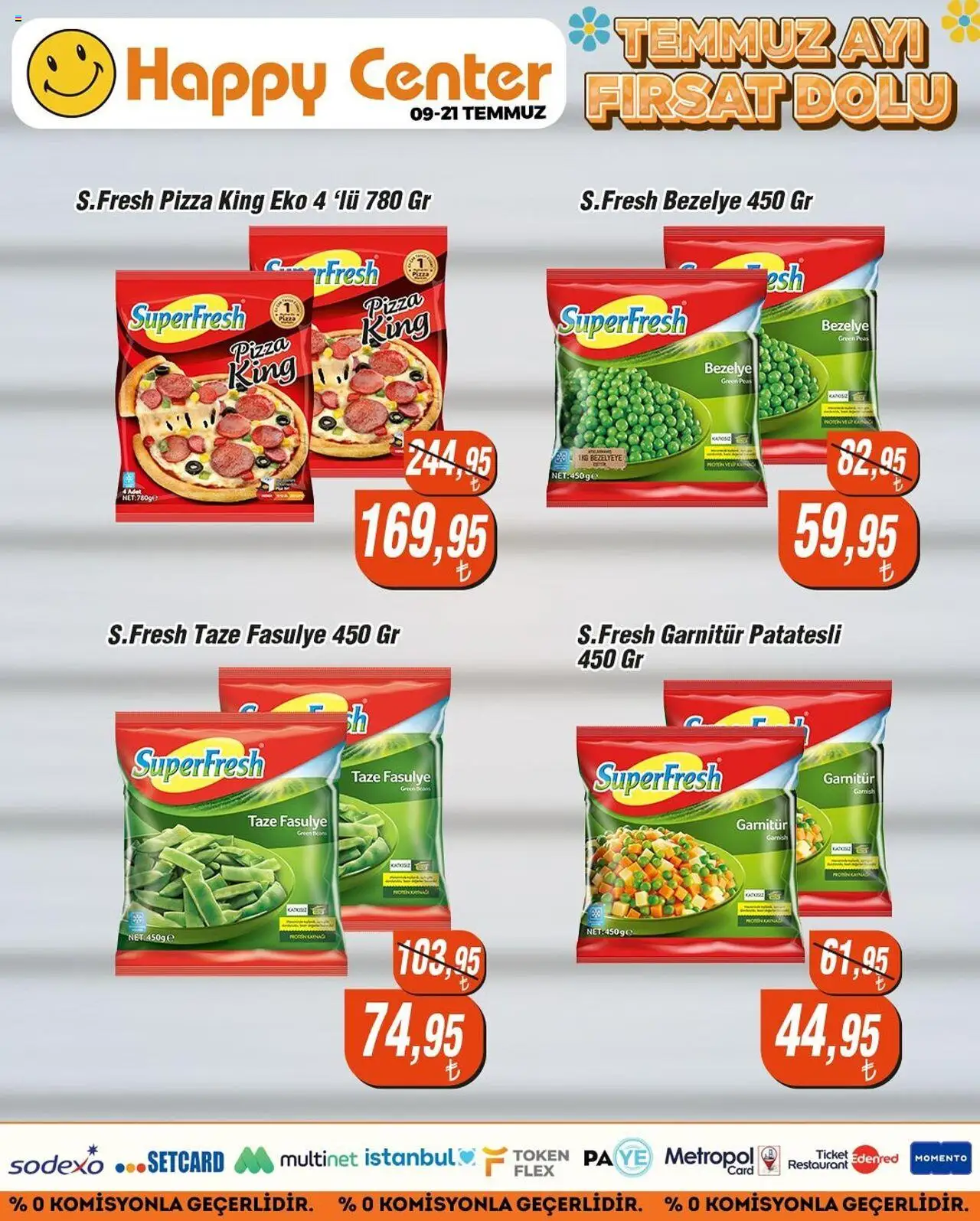 Happy Center Katalog - 09.07.2025 tarihinden itibaren geçerlidir | Sayfa: 27 | Ürünler: Fasulye, Taze Fasulye, Pizza, Bezelye