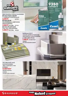 Bauhaus Akciós újság - amely érvényes a következő dátumtól: 03.09.2025 | Oldal: 12 | Termékek: Falburkoló panel