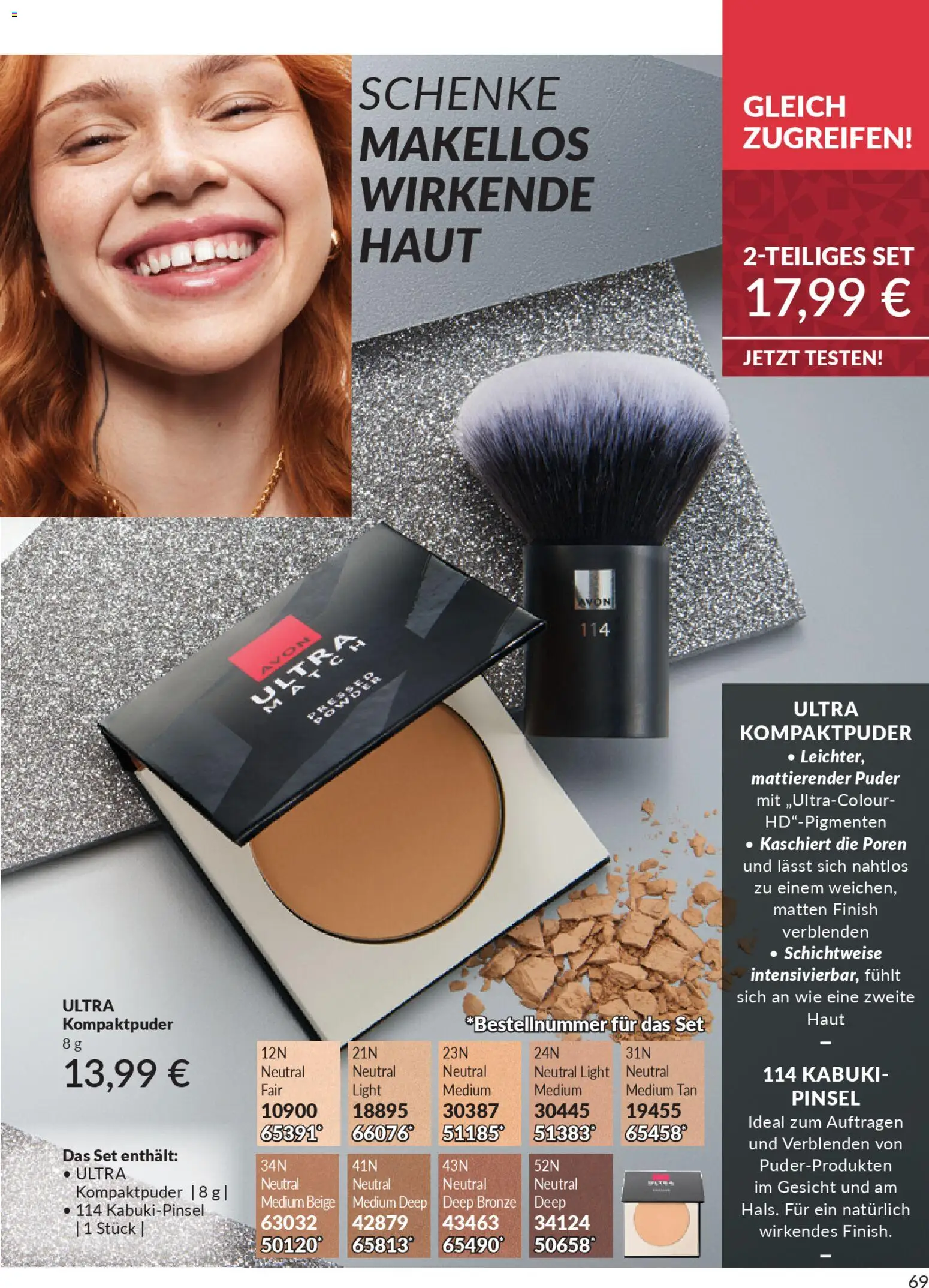 Avon - Black Friday – gültig ab 01.11.2025 | Seite: 71 | Produkte: Puder, Pinsel, Finish