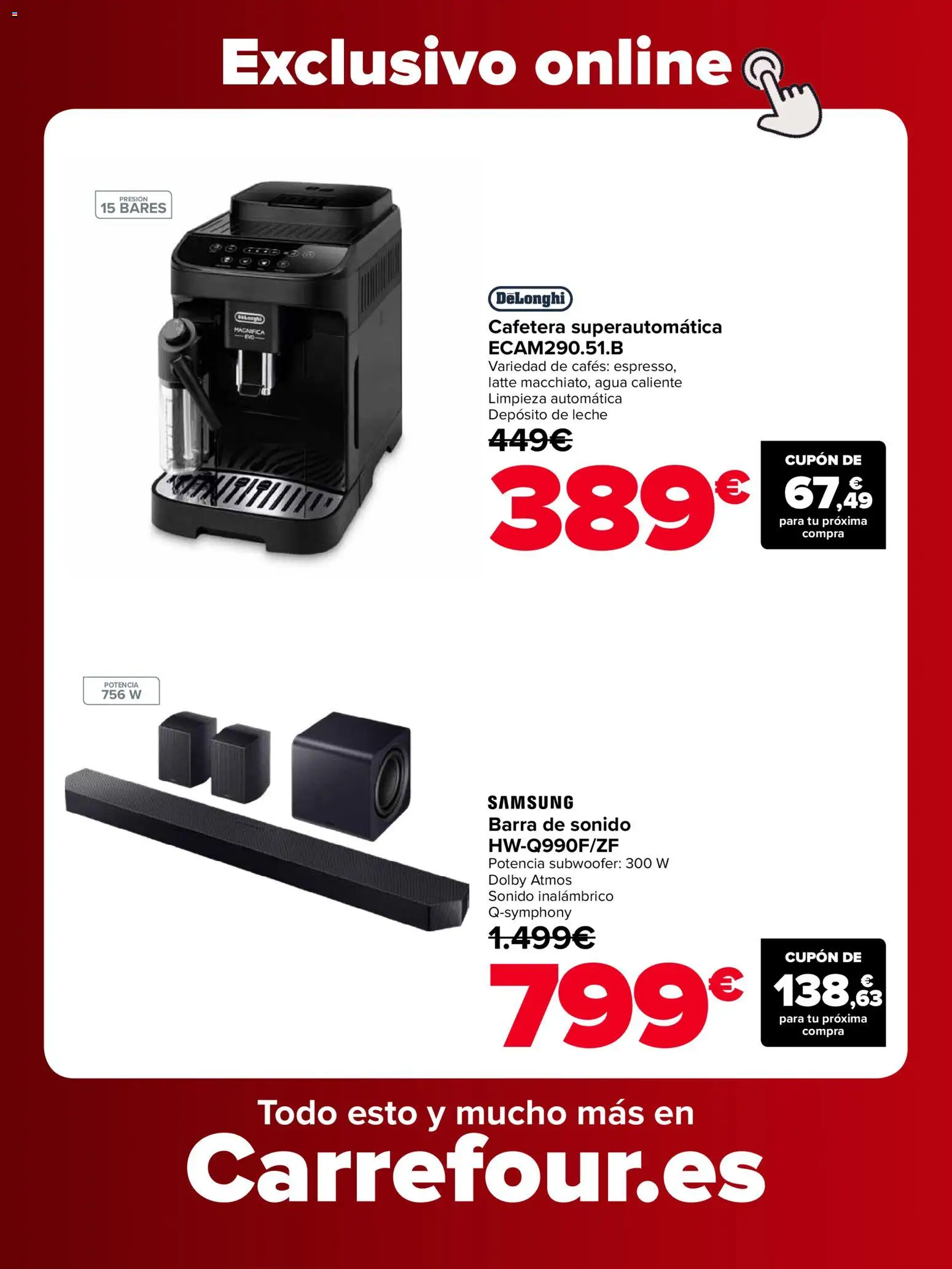 Carrefour folleto │ válido desde el 12.01.2026 | Página: 16 | Productos: Leche, Καλαμάρι, Cafetera