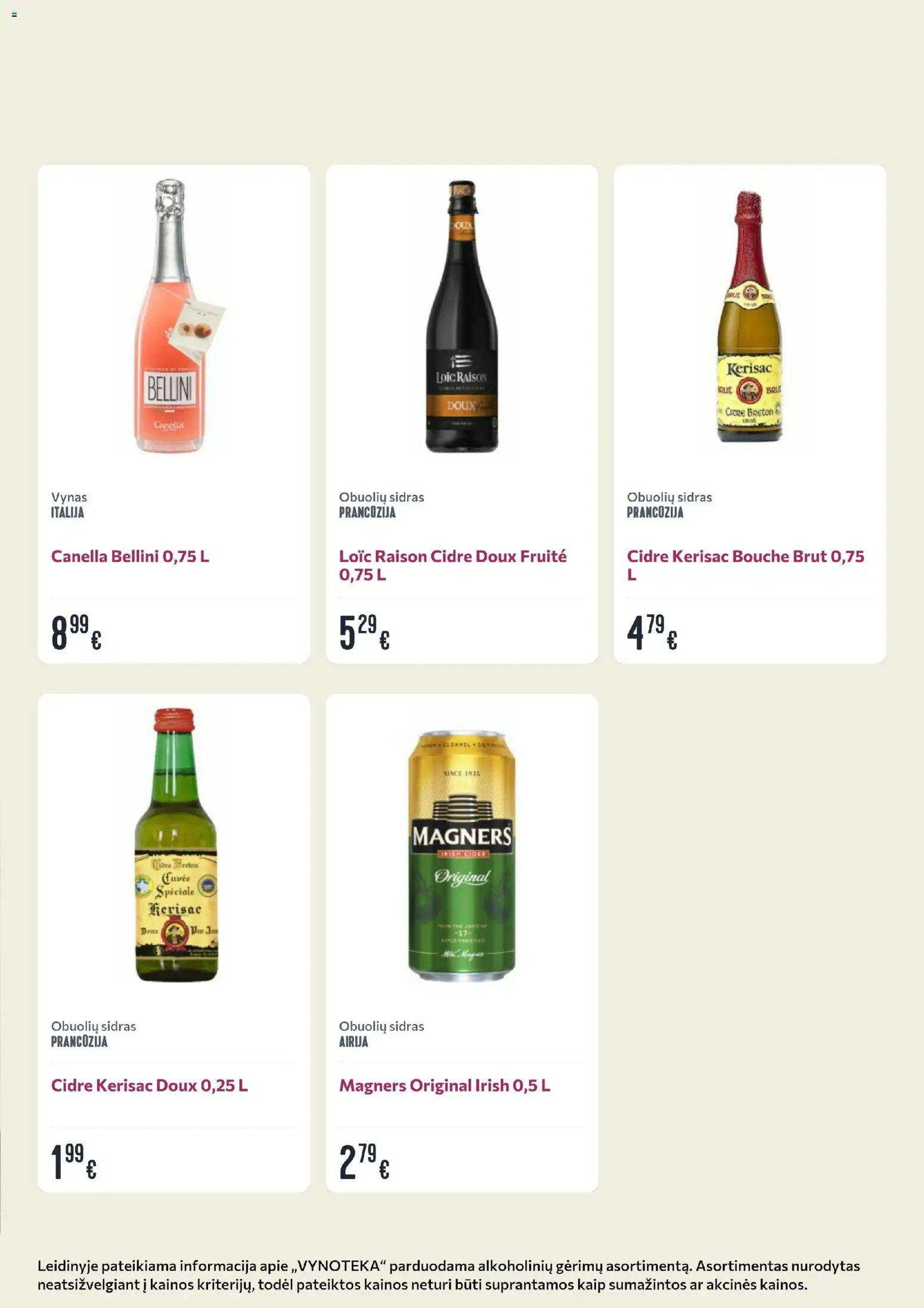 VYNOTEKA akcijos nuo 15.12.2025 | Puslapis: 25 | Prekių: Vynas