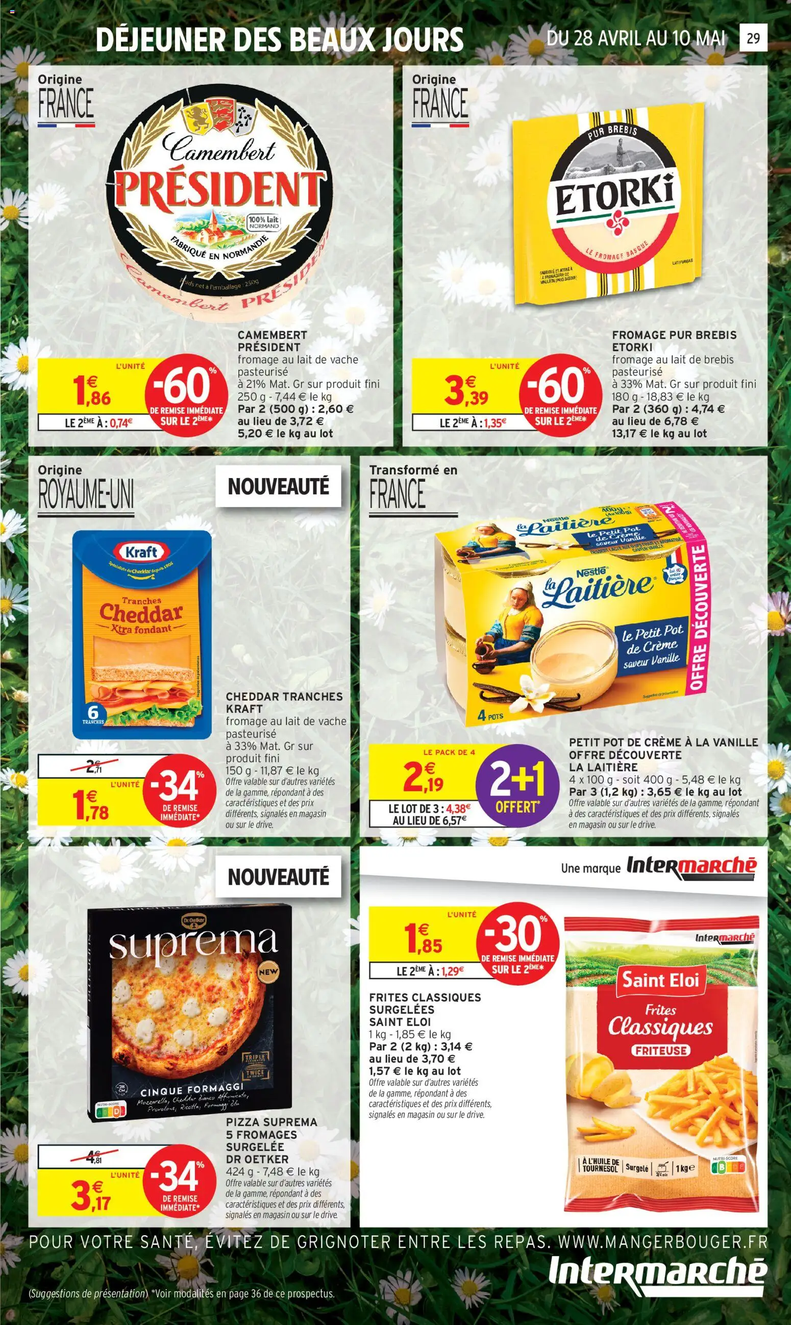 {H1} | Page: 21 | Produits: Friteuse, Lait, Fromage, Crème