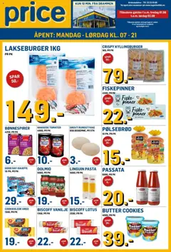 Forhåndsvisning av Price Lagerbutikk kundeavis gyldig fra 01.08.2025