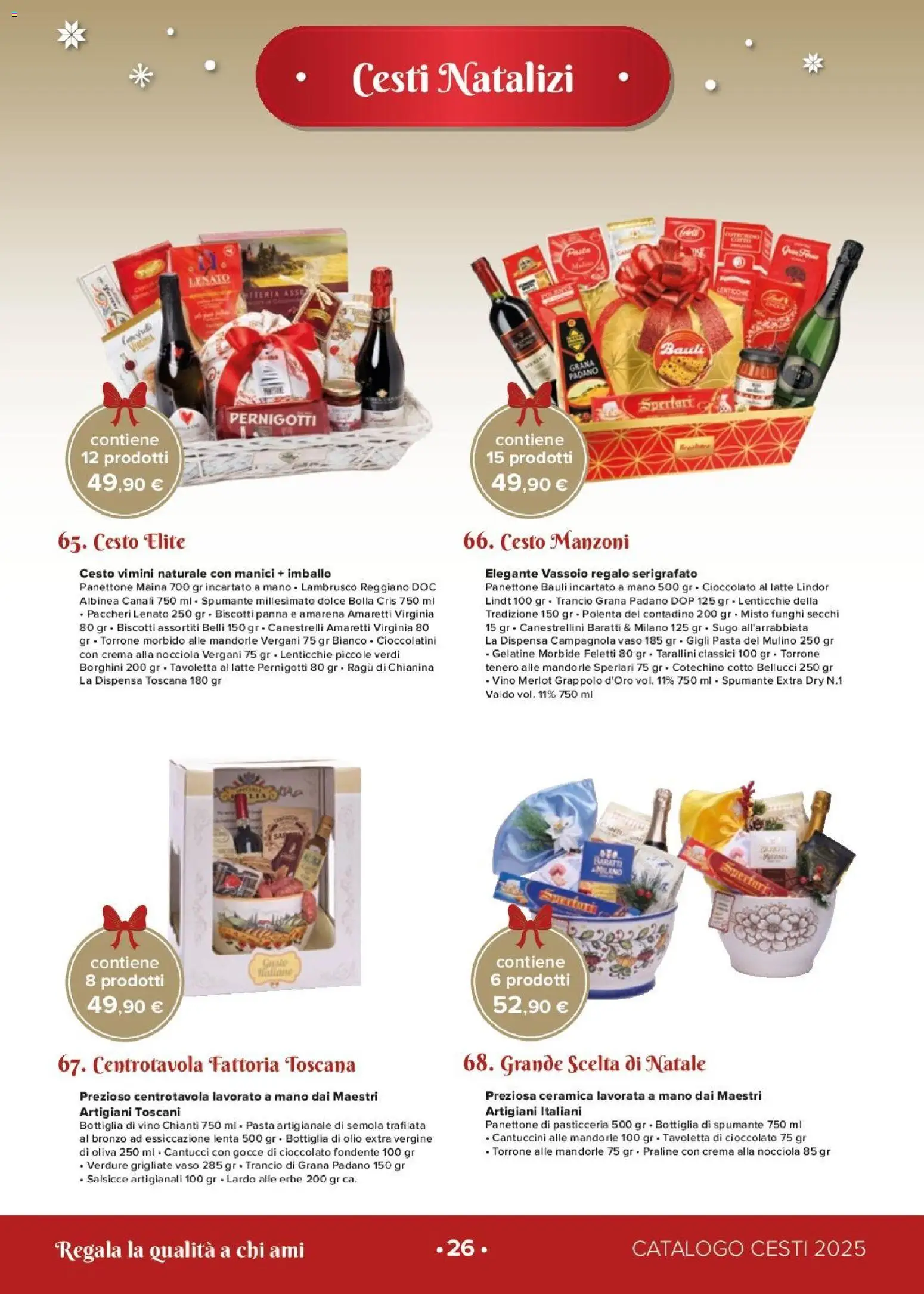 Volantino Oasi del 26.11.2025 | Pagina: 26 | Prodotti: Spumante, Amarena, Cioccolatini, Bottiglia