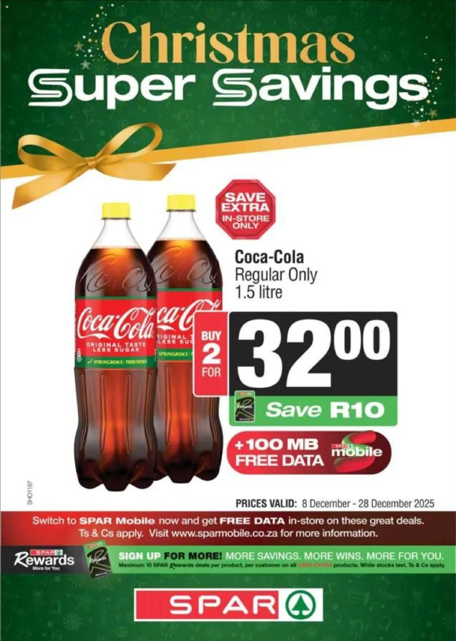 New Superspar catalogue – valid from 08.12.2025 | Page: 3 | Products: Data, Switch, Sugar