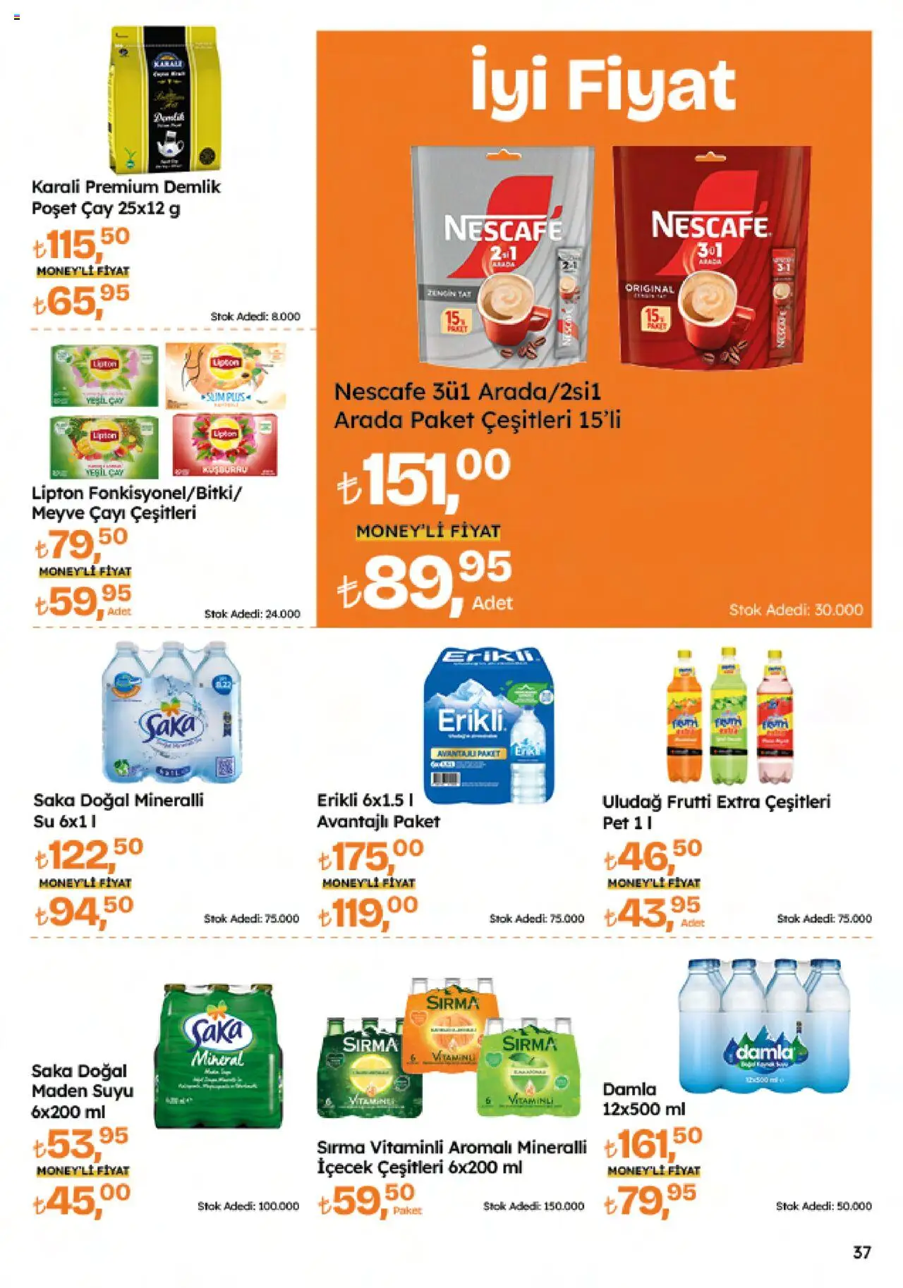 Migros Katalog - Migroskop - 25.09.2025 tarihinden itibaren geçerlidir | Sayfa: 37 | Ürünler: Çay, Su, Meyve, Demlik