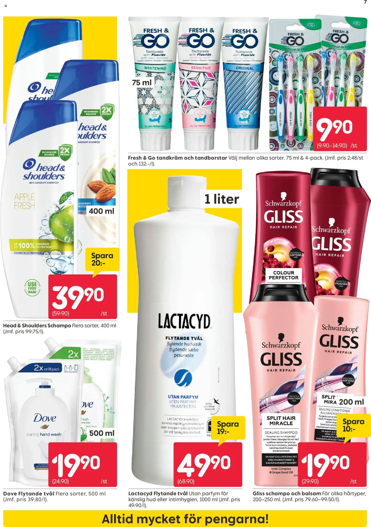 Rusta reklamblad aktuell från 26.01.2026 | Sida: 7 | Produkter: Parfym, Schampo, Balsam, Äpple