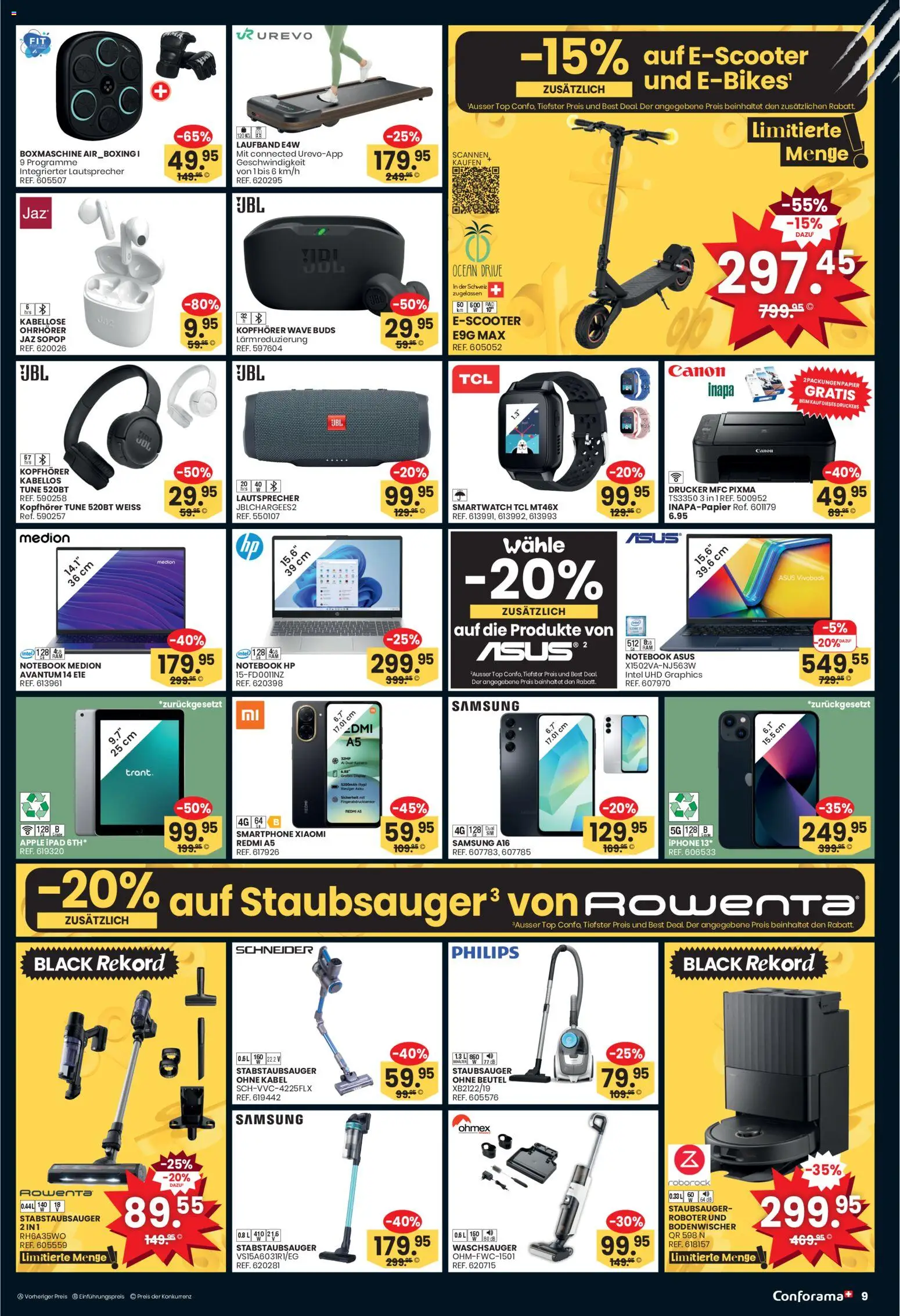 Conforama - Black Friday – gültig ab 23.11.2025 | Seite: 9 | Produkte: Drucker, Top, Lautsprecher, Xiaomi