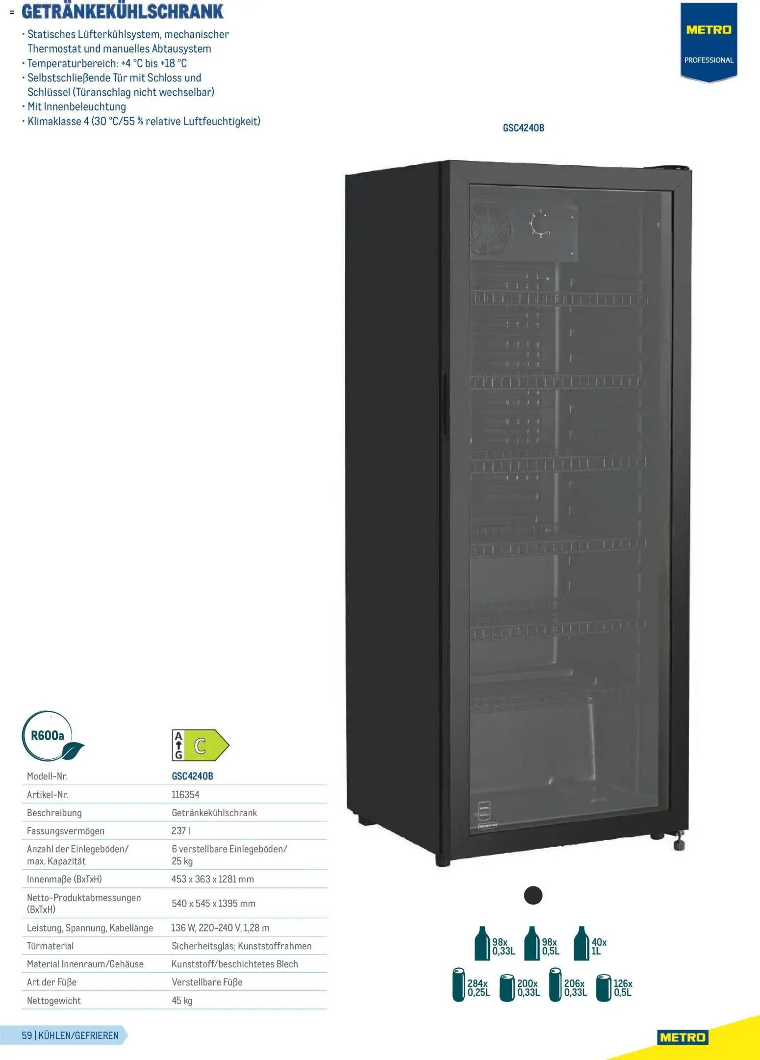 Metro Gastrogeräte gültig ab 23.02.2026 | Seite: 59