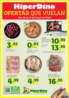 Vista previa HiperDino folleto válido desde el 18.07.2025